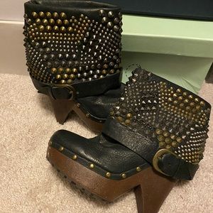 Sam Edelman Studded Cuffed Ankle Boots